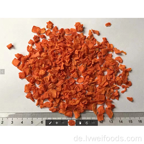 Hochwertiges getrocknetes Karottengranulat 10*10mm